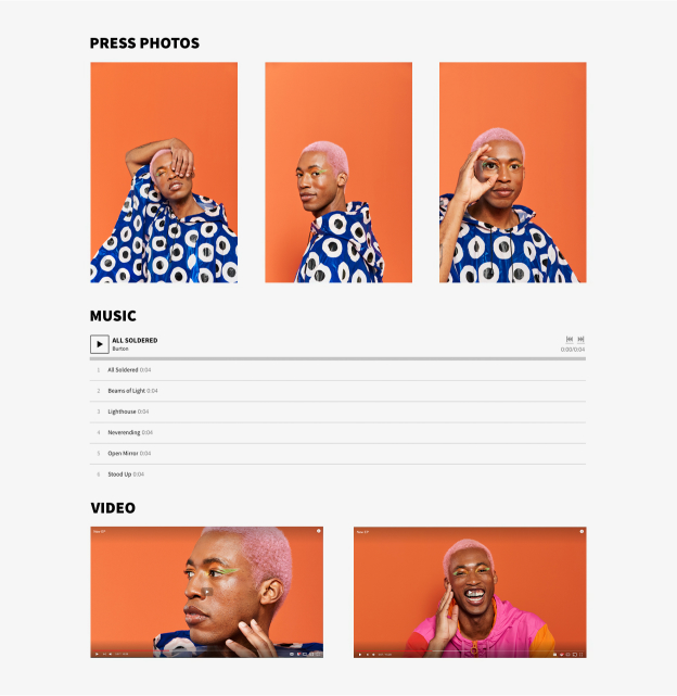 Example of an epk